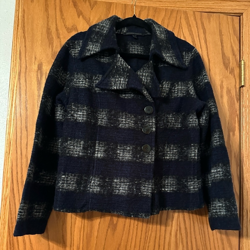 Katherine Barclay Wool Blend Jacket - Size L